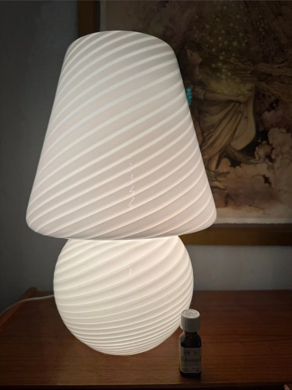 1970 Murano swirl Mushroom Lamp